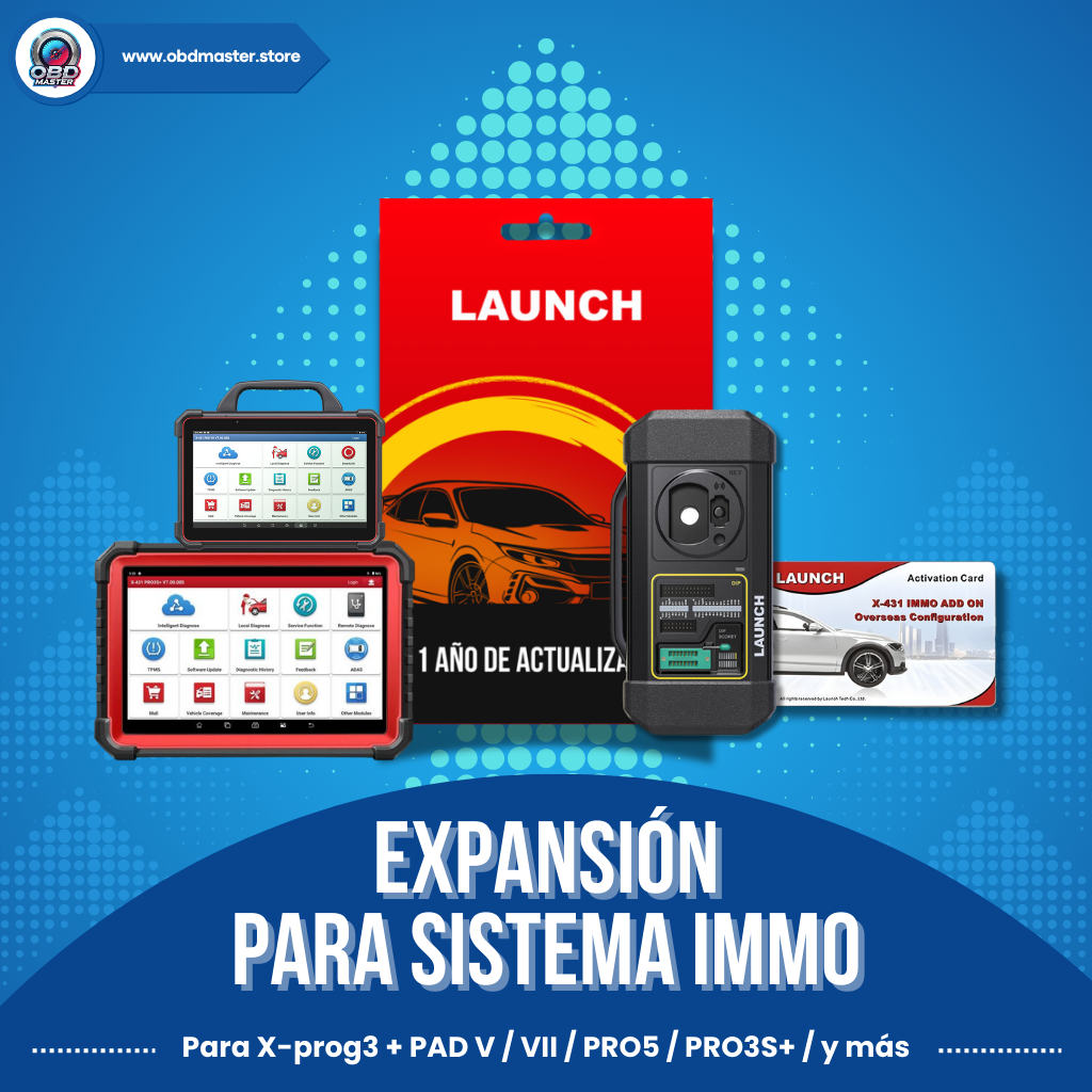 Actualización 1 Año - Funciones IMMO para Launch PAD V / VII / PRO5 / PRO3S+