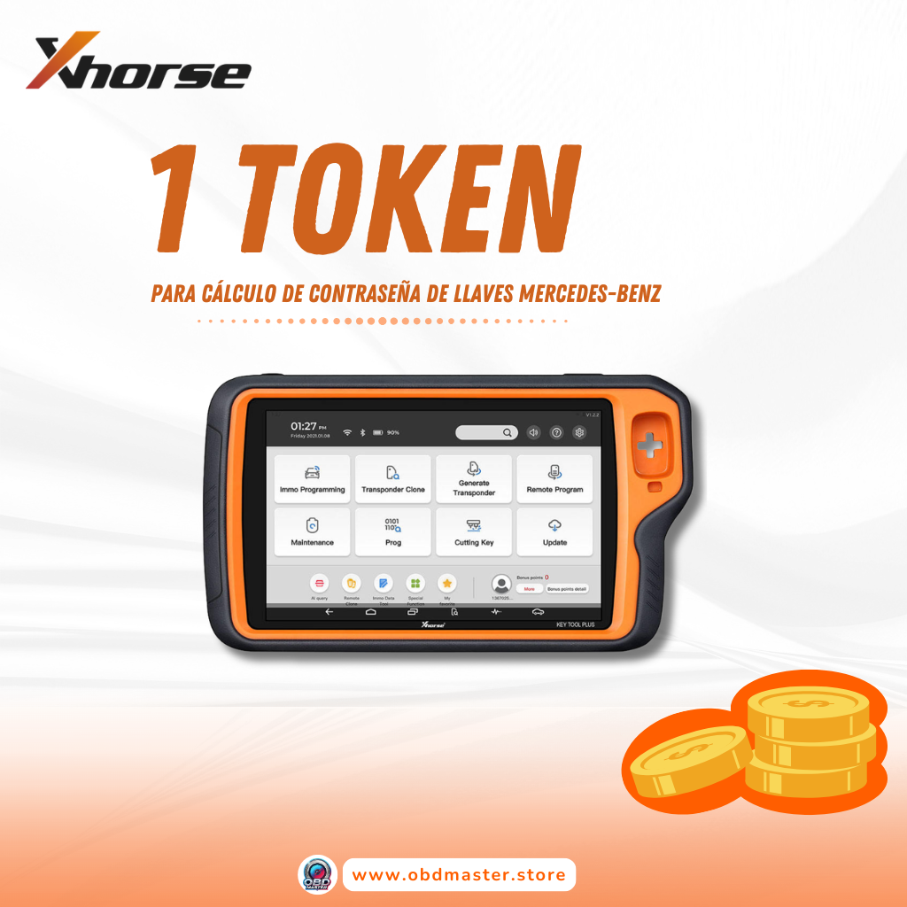 1 Token for Mercedes VVDI Key Tool Plus Password Calculation 