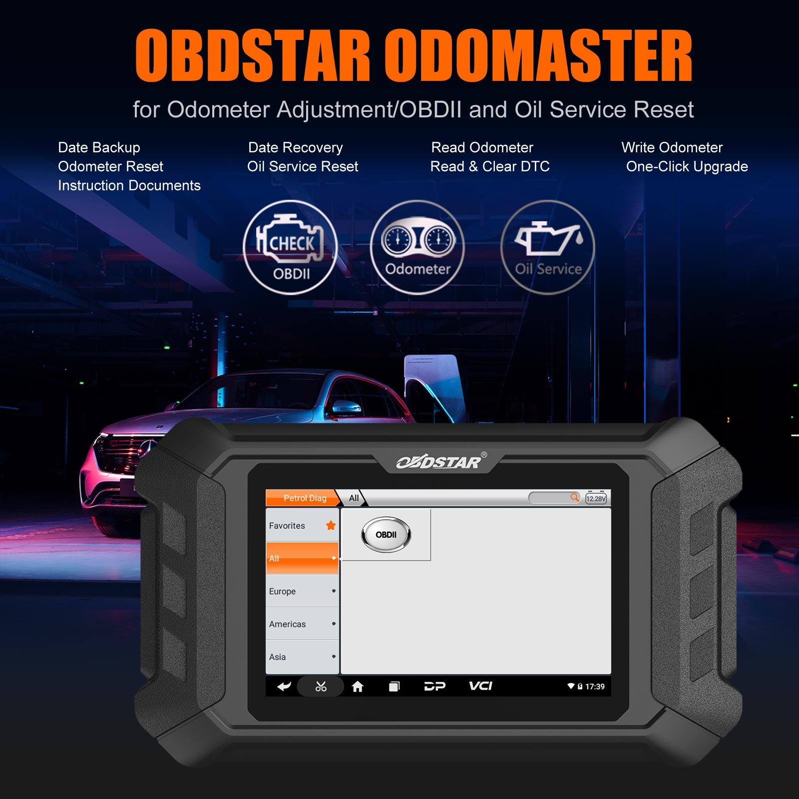 OBD2 Mileage Modifier – OBDSTAR ODO MASTER 