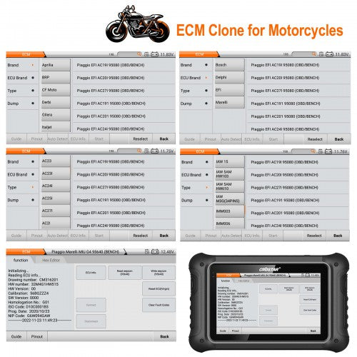 OBDSTAR DC706 Versión Full | Clonador de ECM, TCM y Body + Adaptador P003