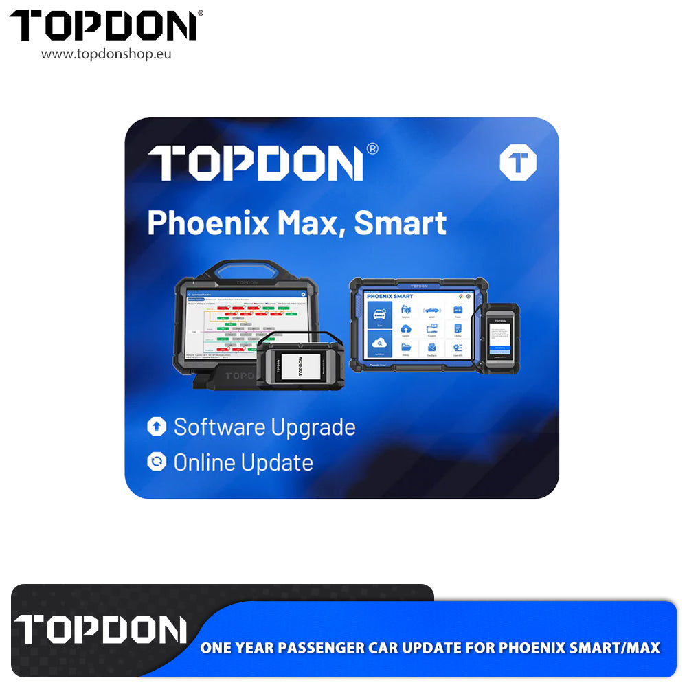 Actualización 1 Año Topdon Phoenix Smart Max Licencia Digital