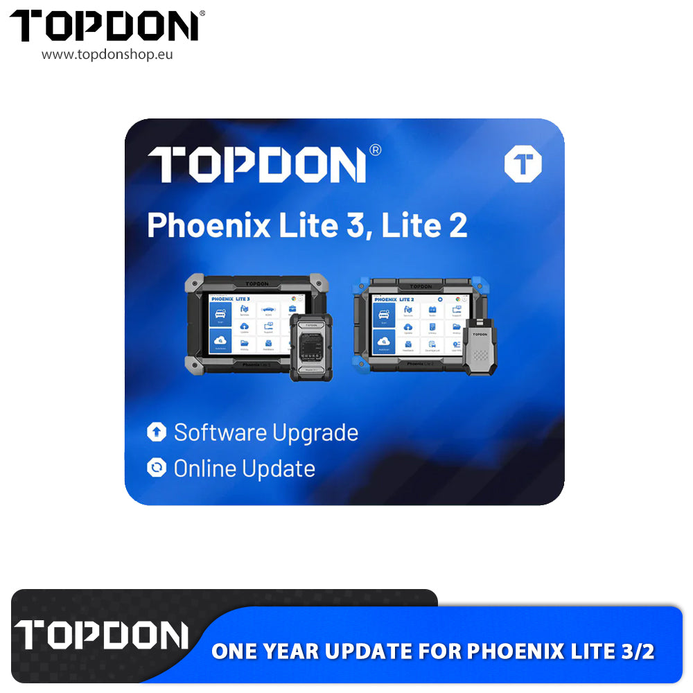 Actualización 1 Año Topdon Phoenix Lite 2 Lite 3 Licencia Digital