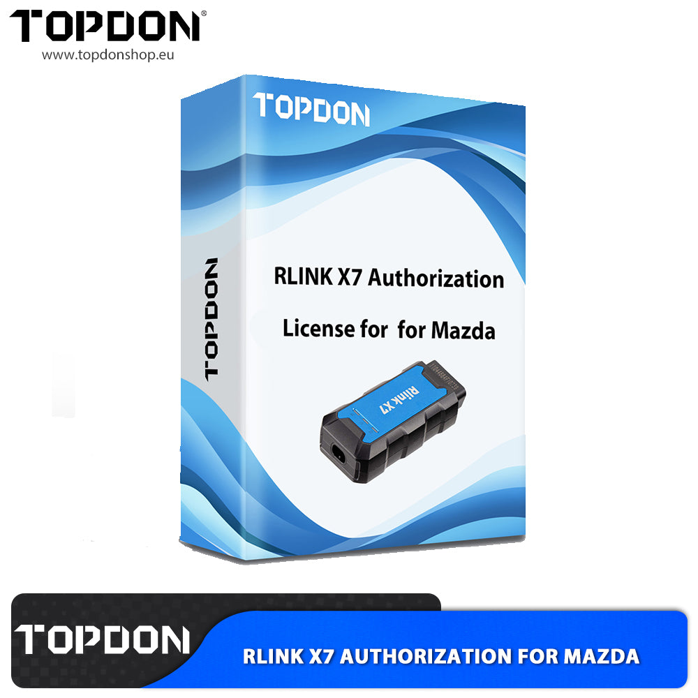 Licencia Autorización Mazda Para Topdon RLink X7 (Digital)