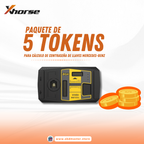 5 Tokens para Cálculo de Contraseña Mercedes VVDI Key Tool Plus