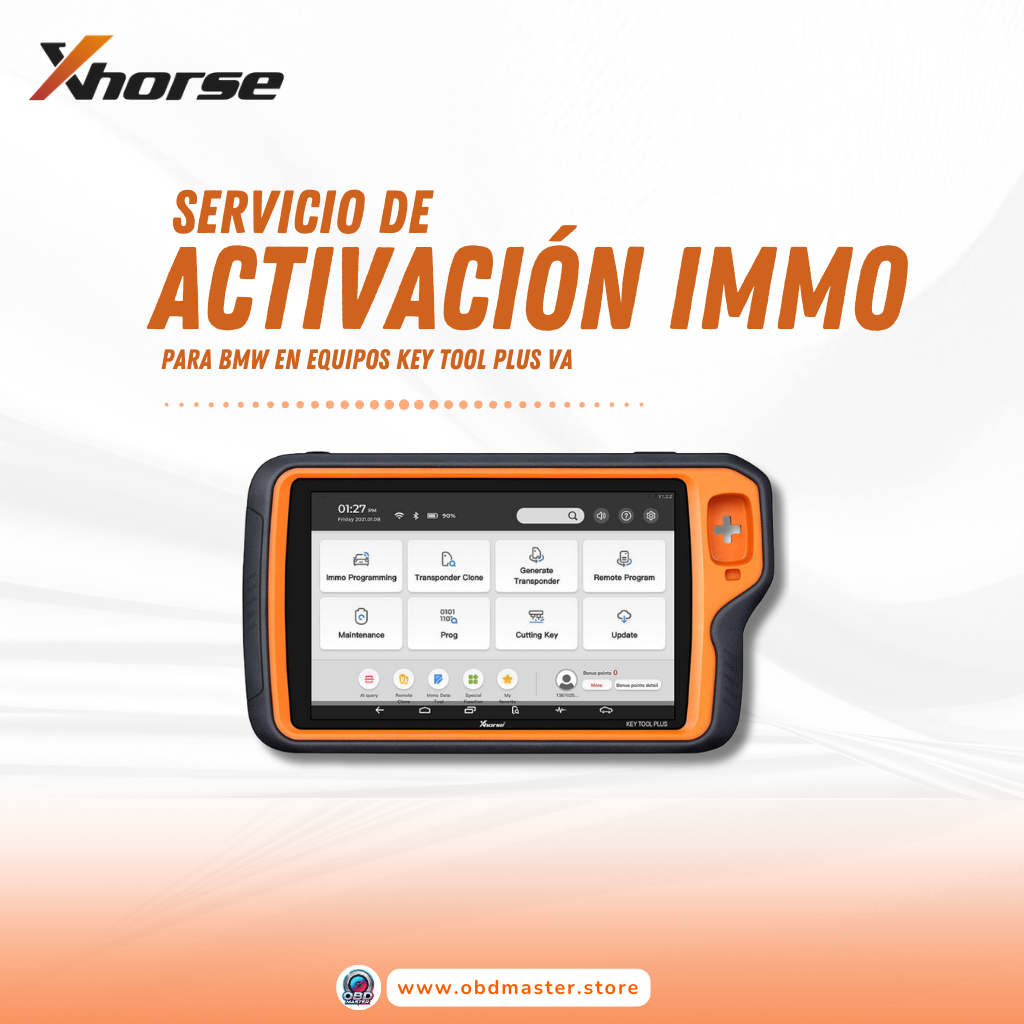 BMW IMMO Programming License for Online Activation of Key Tool Plus Version VA 