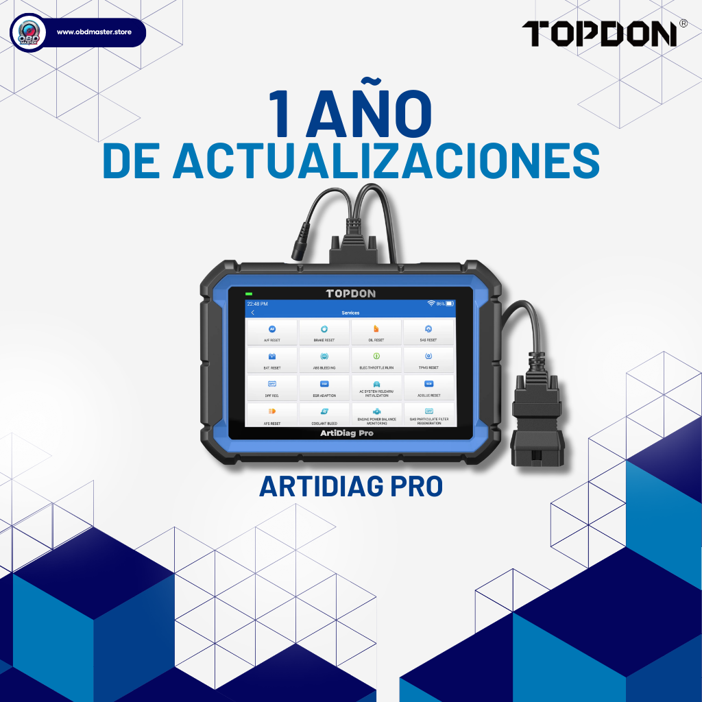 Actualización 1 Año Topdon ArtiDiag Pro