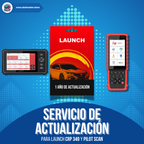 Renovación de Software 1 año para Escáner Launch CRP 349 / Pilot Scan