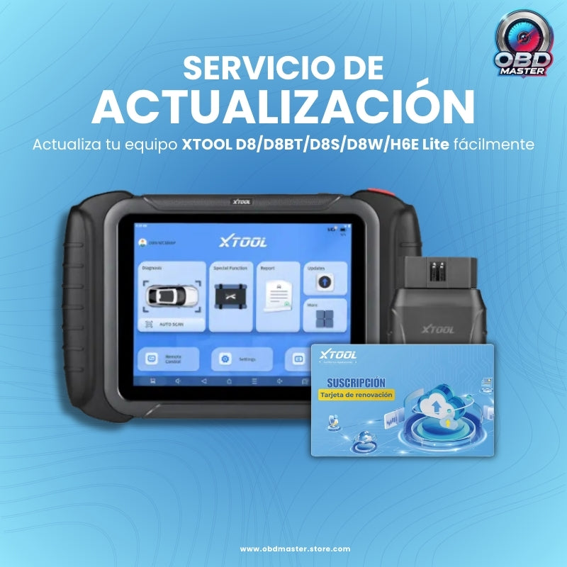 Suscripción de Actualización de 1 Año para XTOOL D8/D8BT/D8S/D8W/H6E Lite