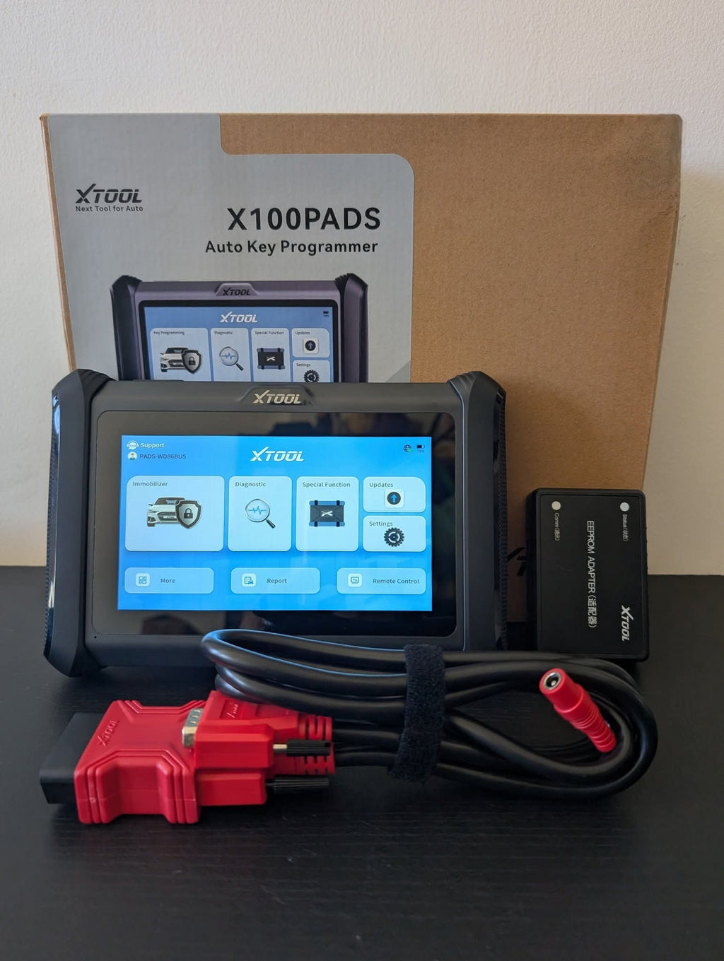 XTOOL X100 PAD S – Herramienta Profesional de Programación de Llaves IMMO, Calibración de Odómetro y Diagnóstico OBD2