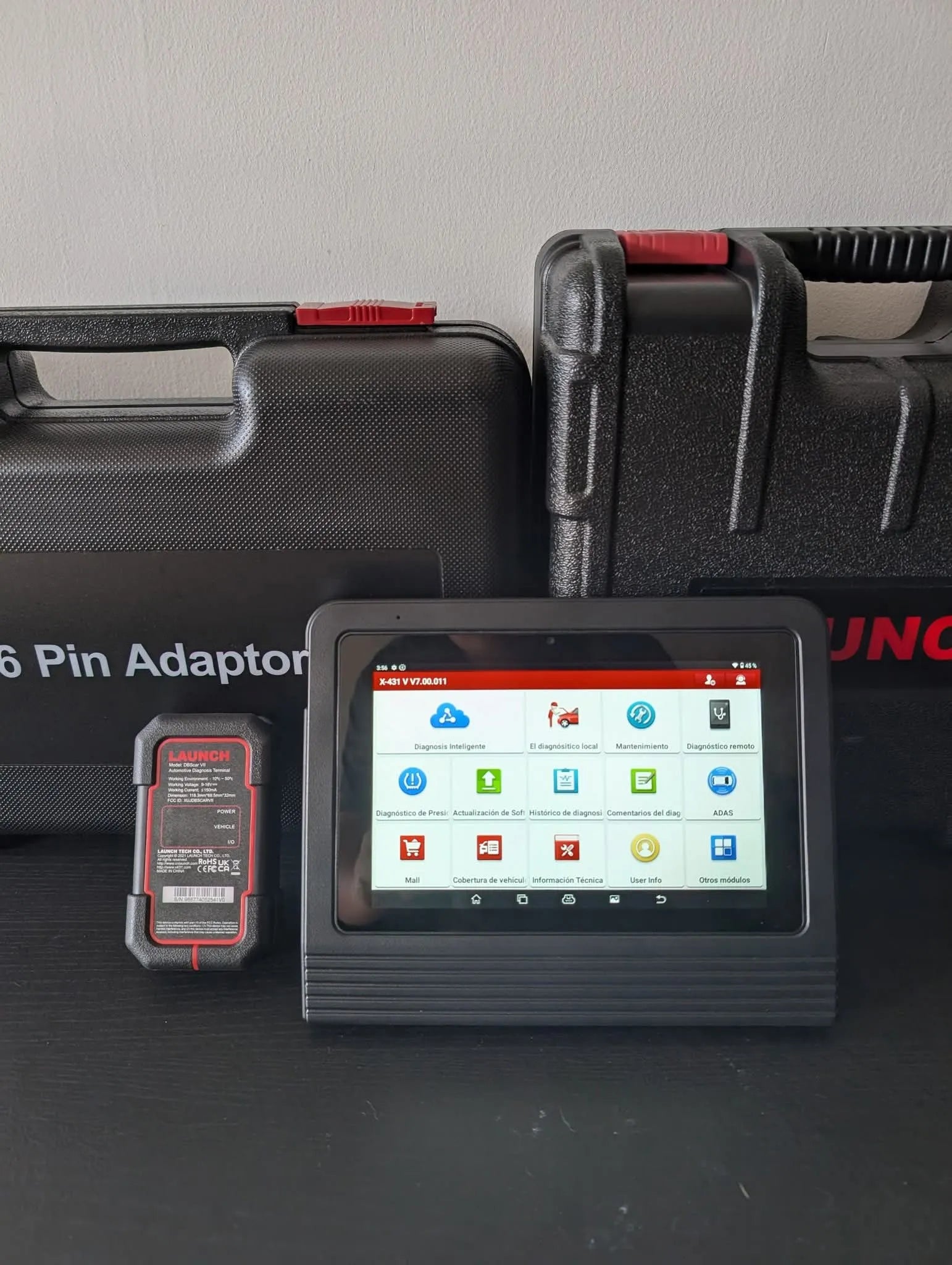 Launch X431 PRO V5.0 – Escáner Automotriz Bidireccional Inalámbrico (Español) + Adaptadores OBD1