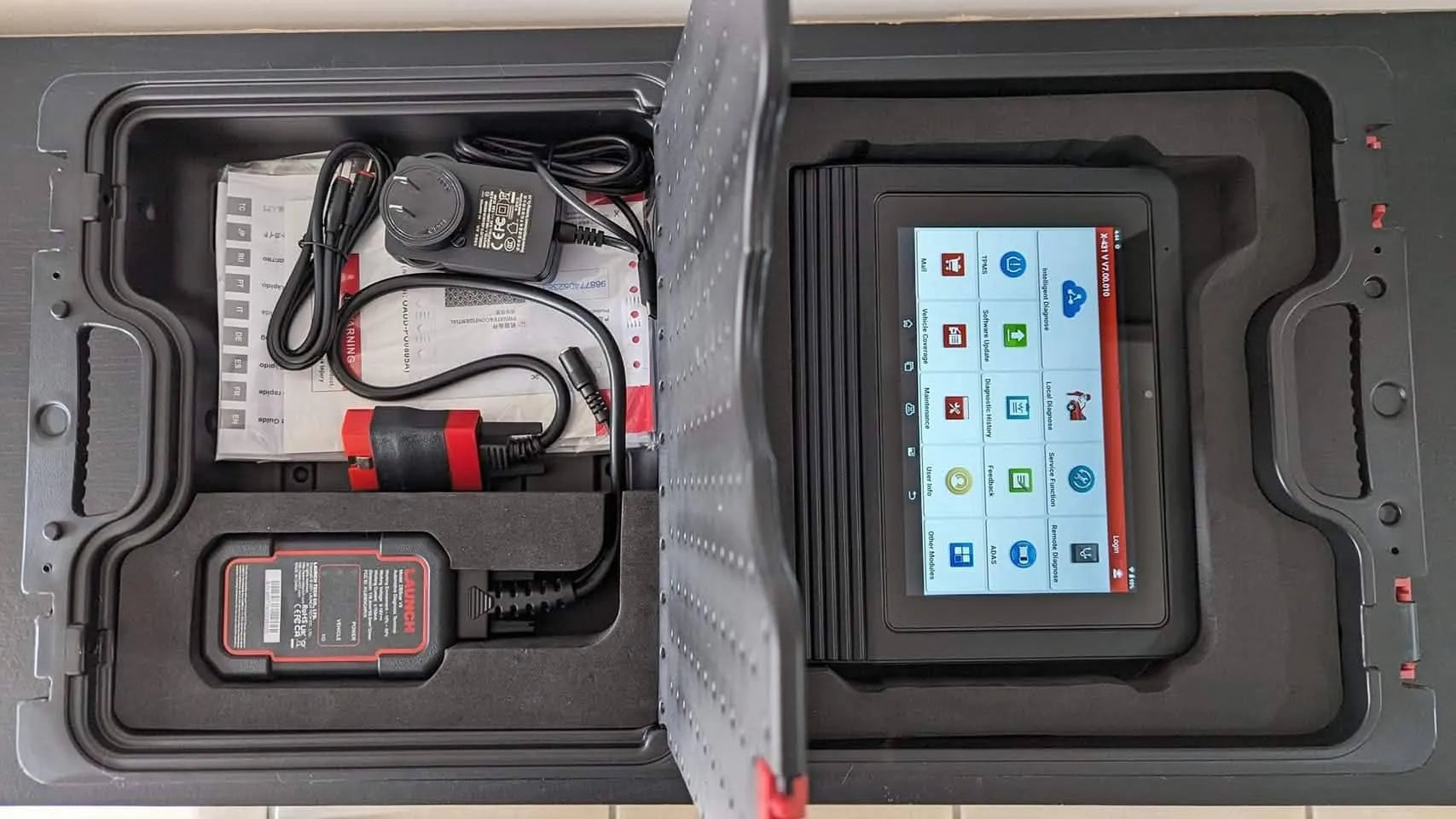 Launch X431 PRO V5.0 – Escáner Automotriz Bidireccional Inalámbrico (Español) + Adaptadores OBD1