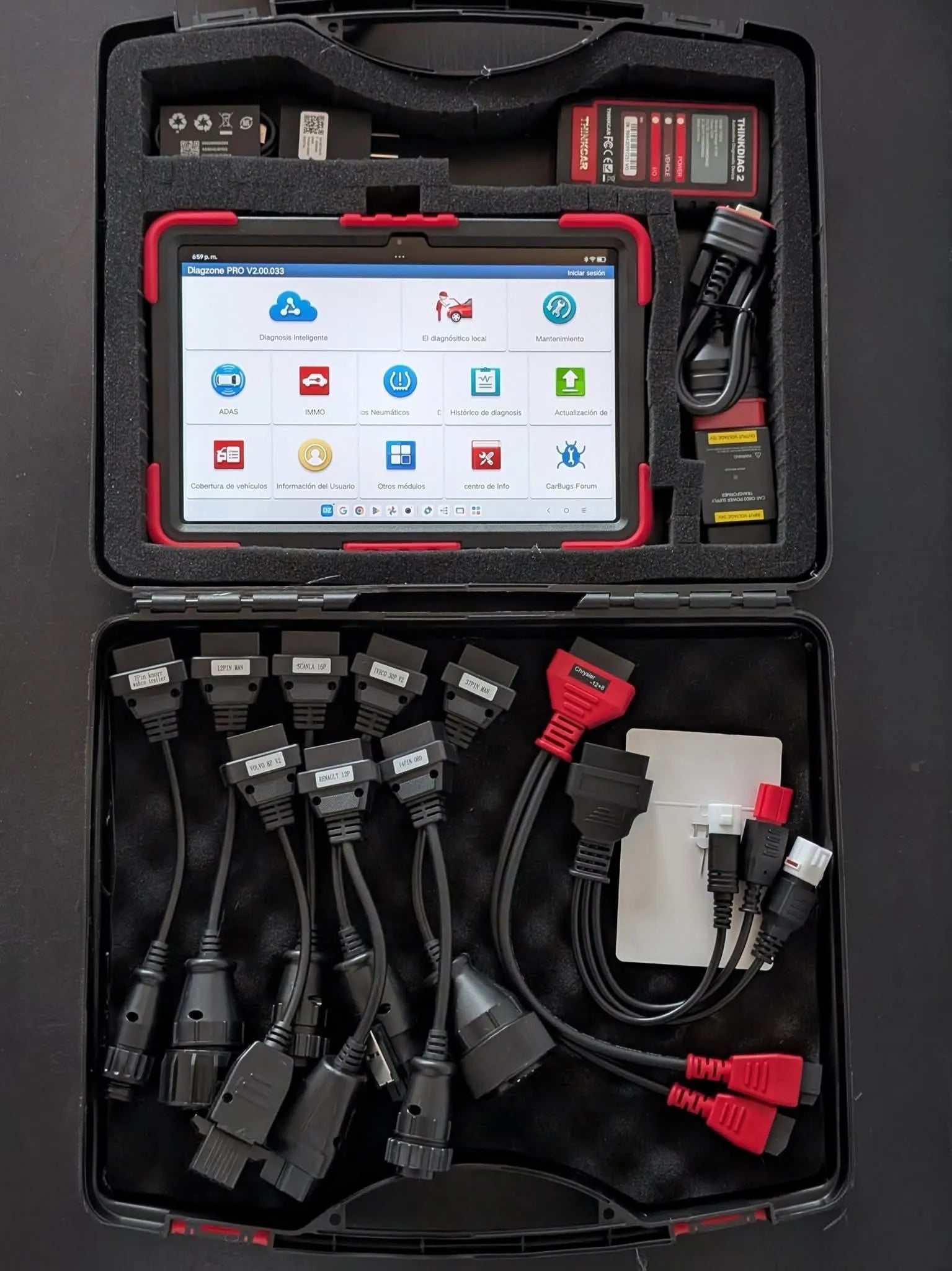 Kit de Escáner Diagzone M431 PRO para Autos y Camiones con Topología de Red