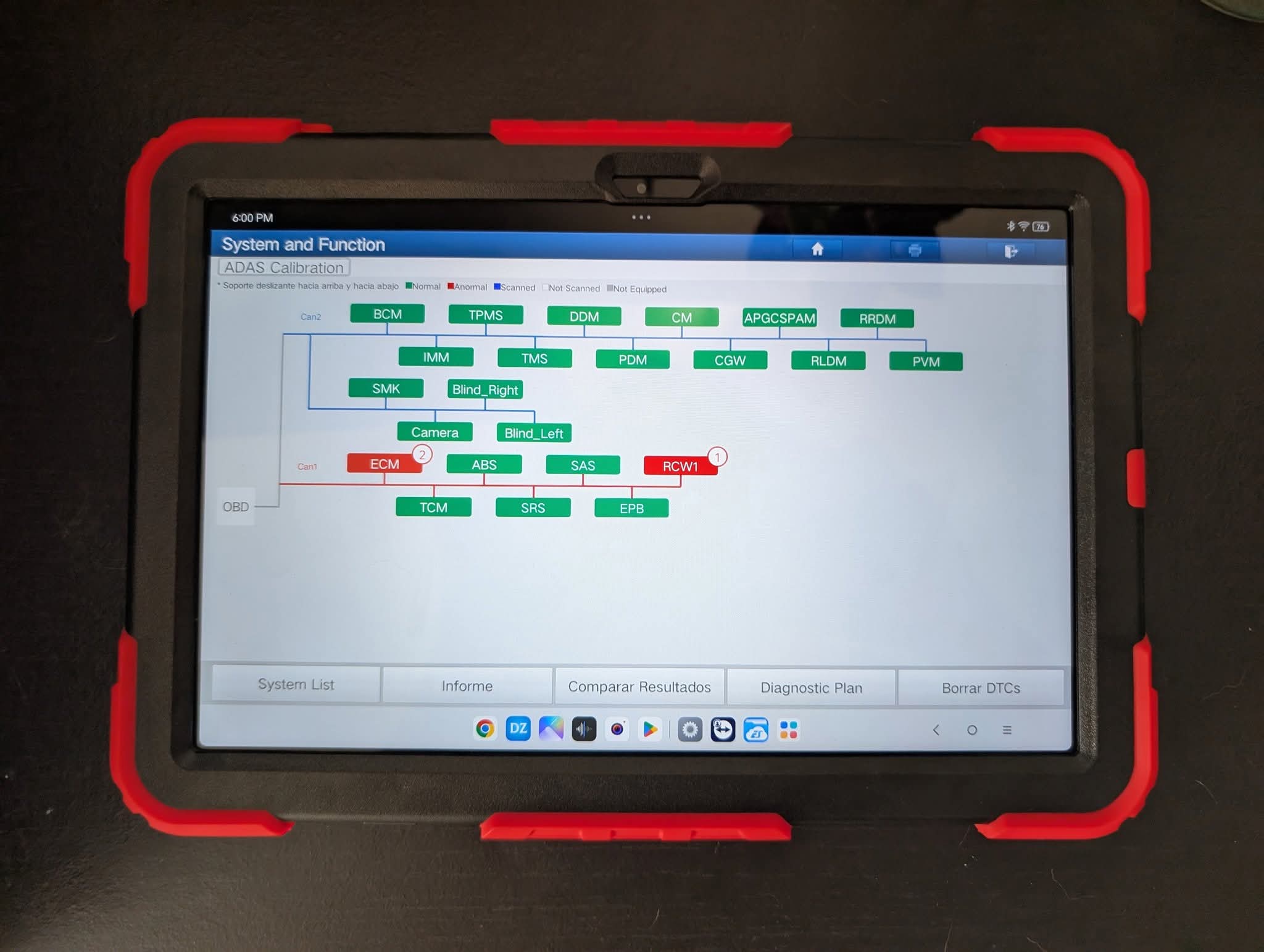 Escáner Profesional Diagzone M431 PRO para Autos y Camiones con Topología de Red