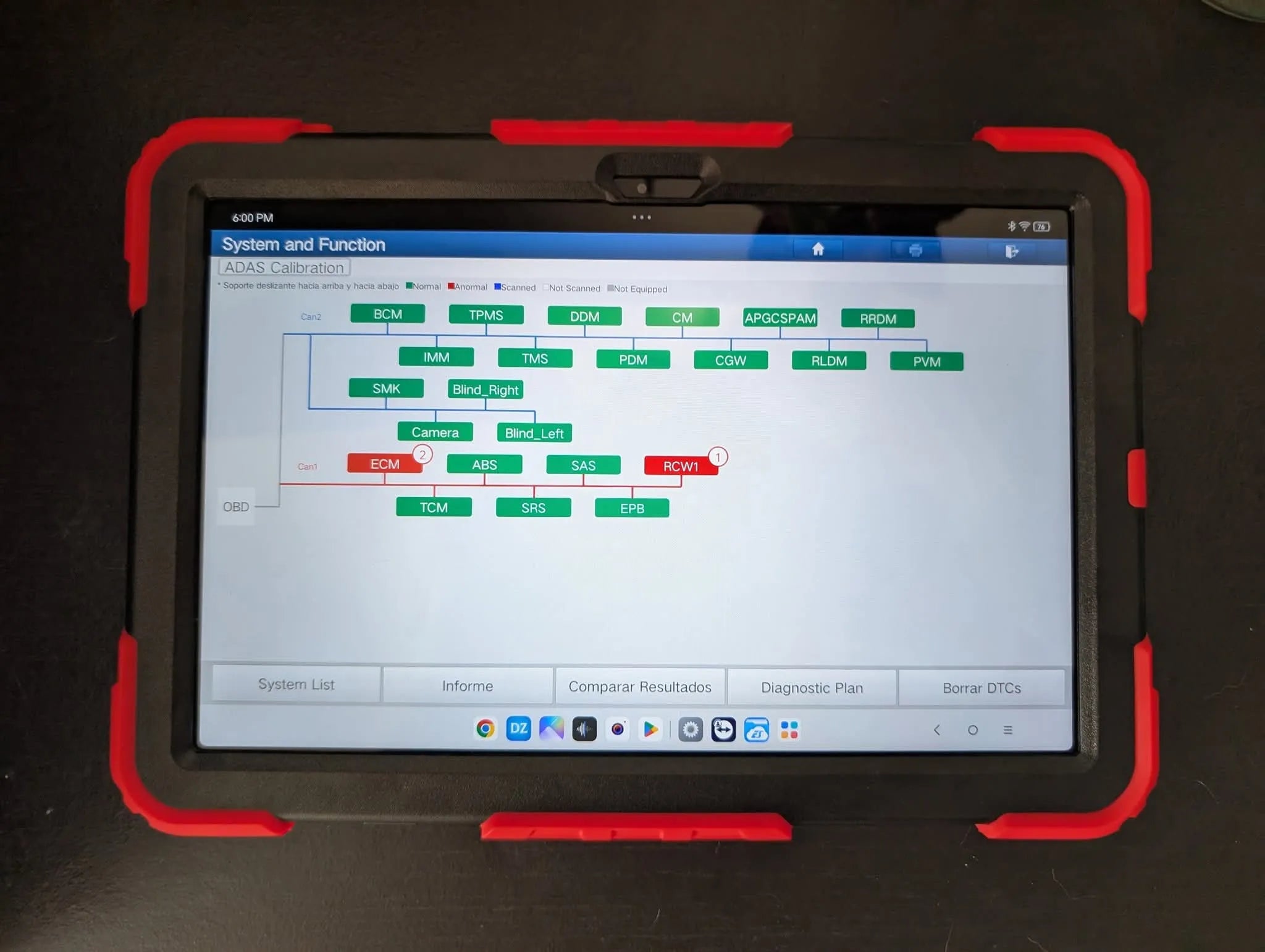 Kit de Escáner Diagzone M431 PRO para Autos y Camiones con Topología de Red