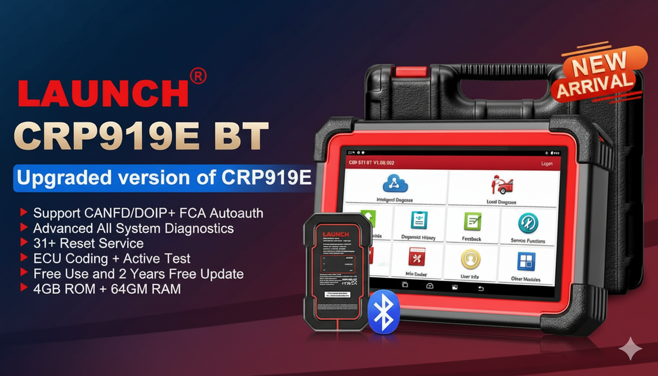 Escáner Automotriz Bidireccional LAUNCH X431 CRP919E/BT (Bluetooth)