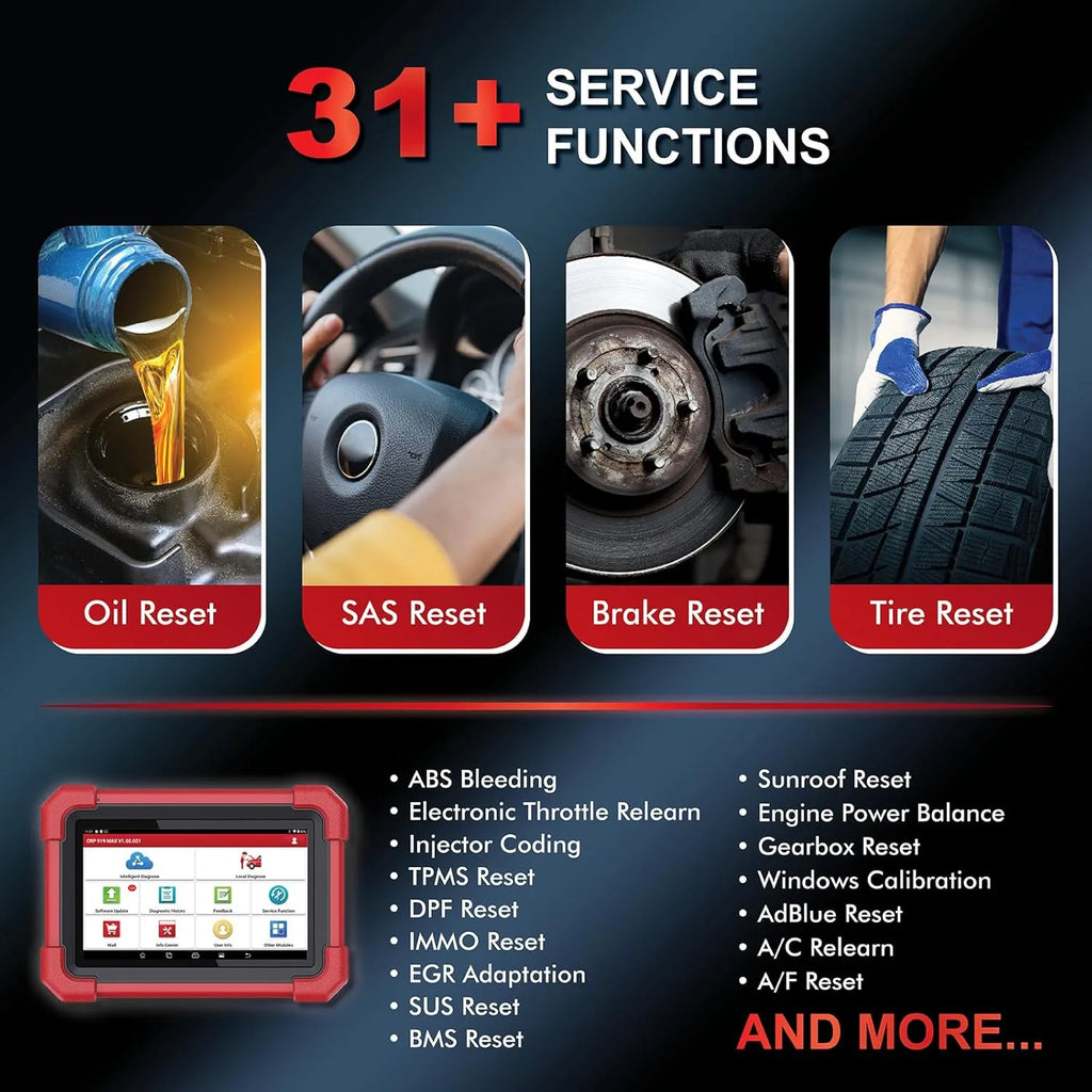 Escáner Automotriz Bidireccional LAUNCH X431 CRP919 MAX