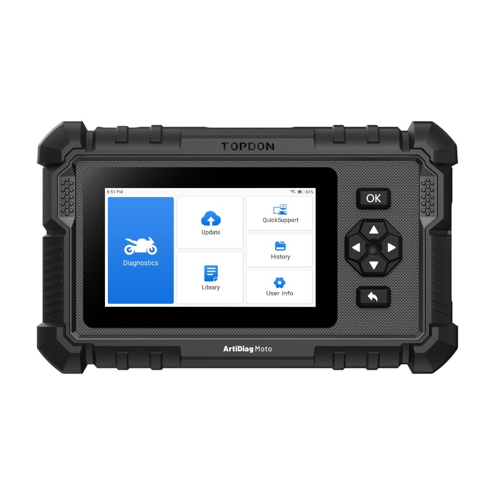 Escáner Motos Topdon Artidiag Moto 15 Marcas Bmw Harley Ducati
