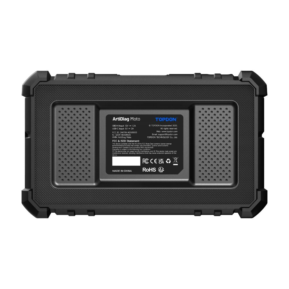 Escáner Motos Topdon Artidiag Moto 15 Marcas Bmw Harley Ducati