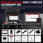 Launch X431 PRO V5.0 – Escáner Automotriz Bidireccional Inalámbrico (Español) + Adaptadores OBD1