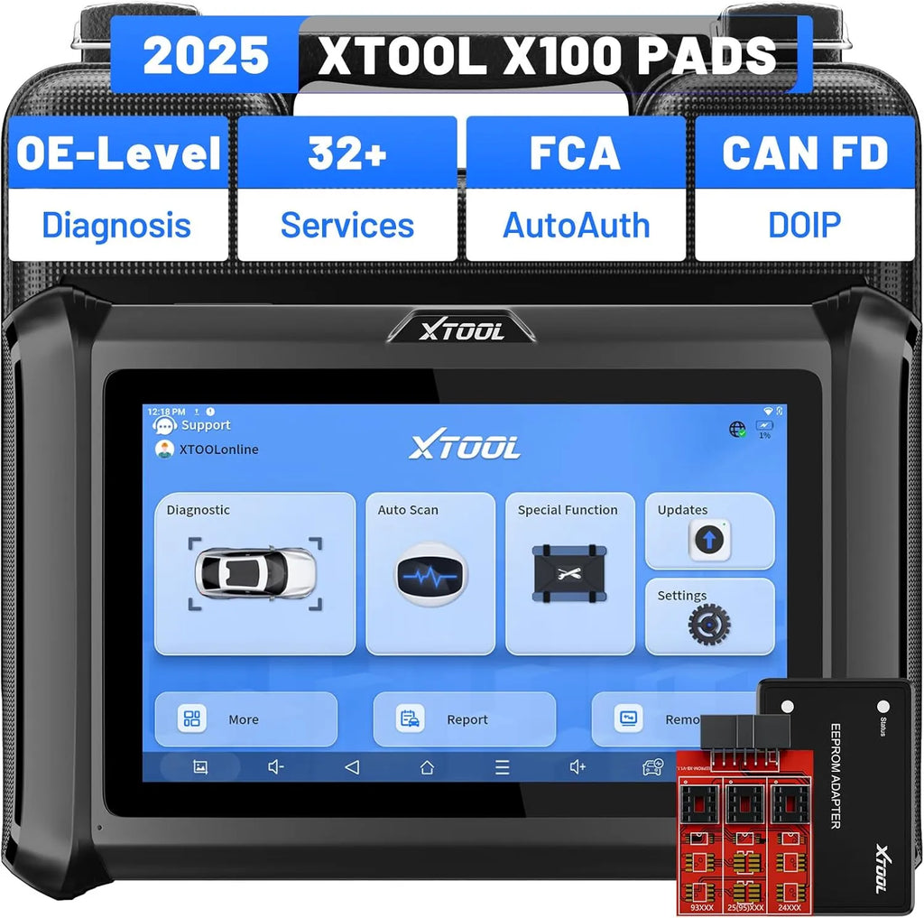 XTOOL X100 PAD S – Programación de Llaves, Calibración de Odómetro y Diagnóstico