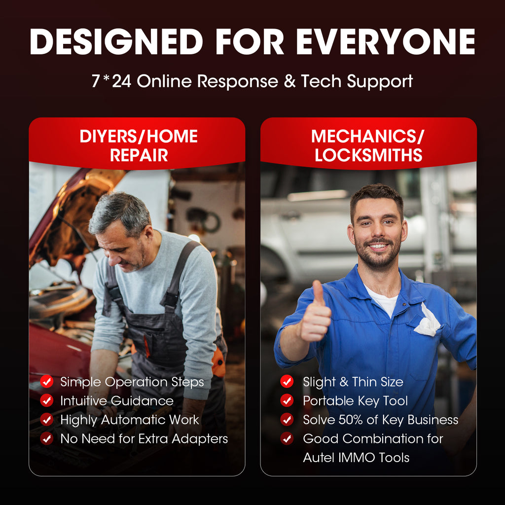 Autel KM100 Key & Chip Programmer | Lifetime Updates + 2 Keys 
