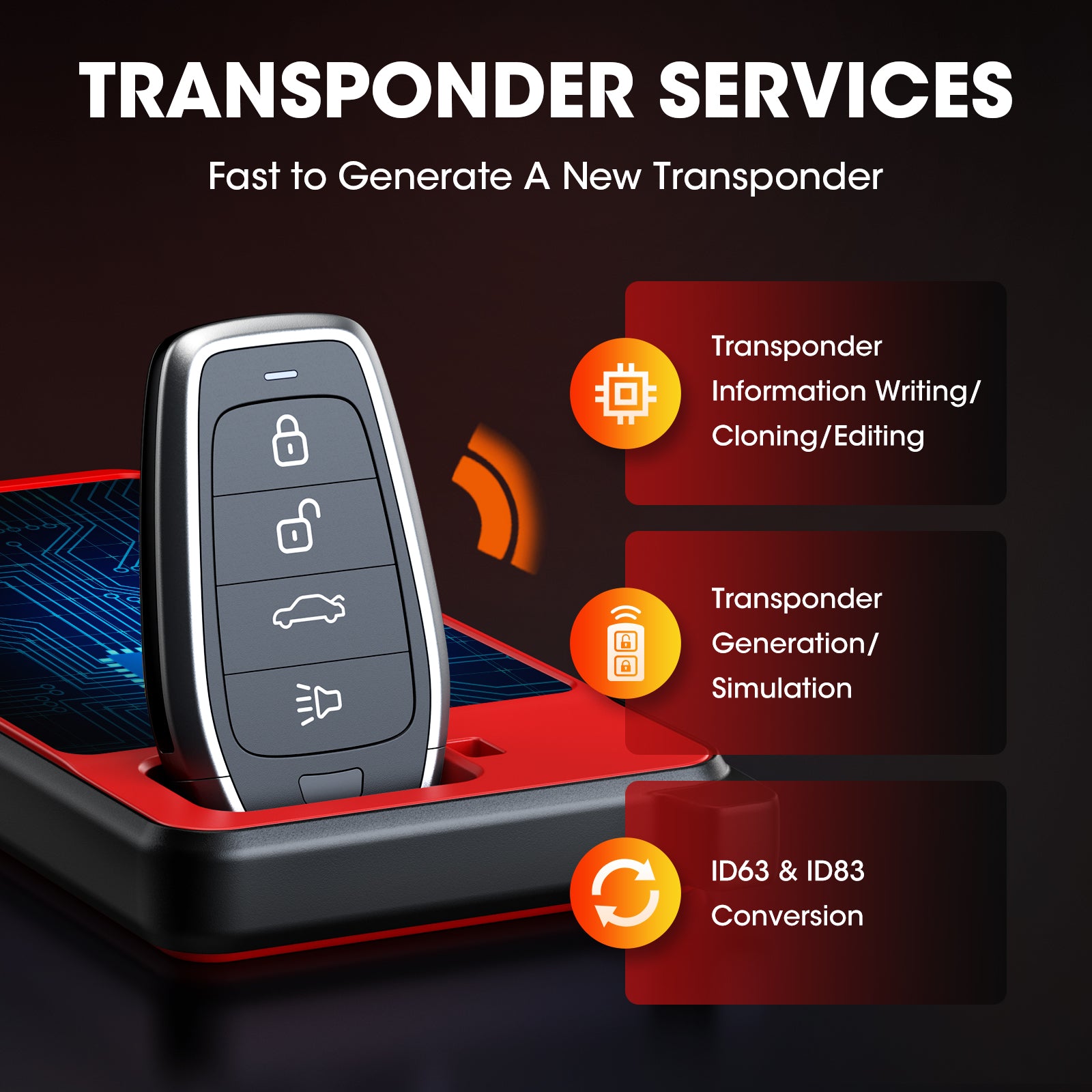 Autel KM100 Programador de Llaves & Chips | Updates De Por Vida + 2 llaves