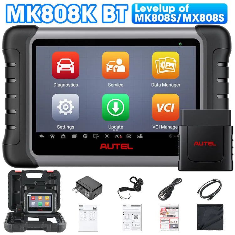 Autel MaxiCOM MK808BT PRO – Escáner Bidireccional con 36+ Funciones de Servicio