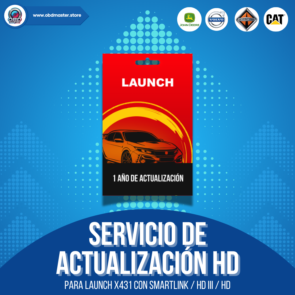 Actualización 1 Año Launch Heavy Duty (Camiones y Maquinaria 24V)