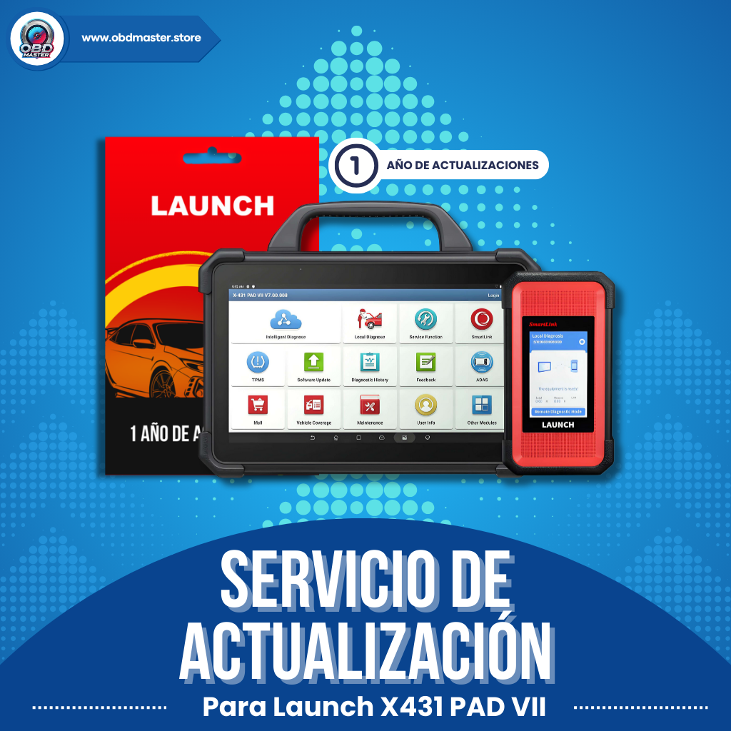 Renovación - Launch X431 PAD VII Elite (Autos Pasajeros)