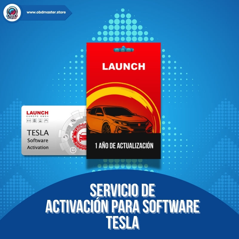 Licencia de Diagnóstico TESLA - Launch X431 PAD V / VII / PRO5