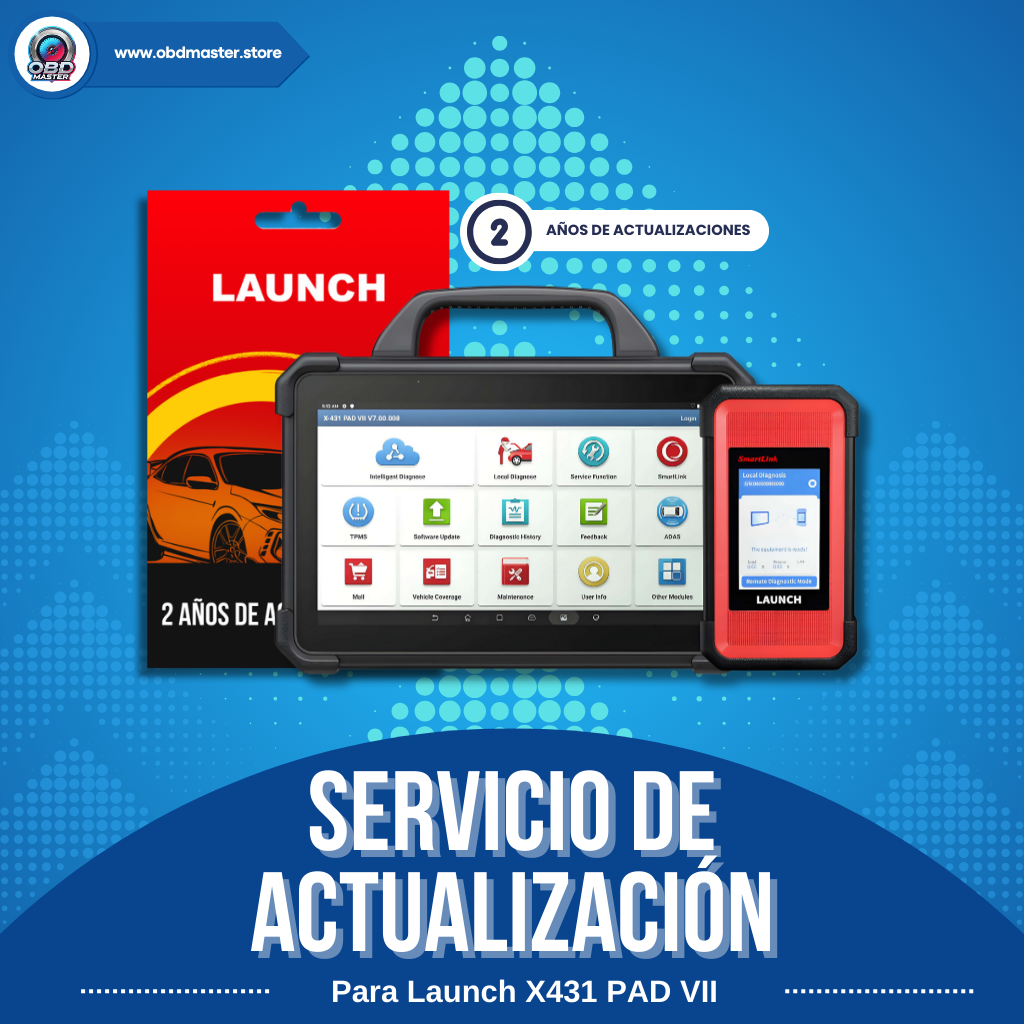 Renovación - Launch X431 PAD VII Elite (Autos Pasajeros) - 2 Años