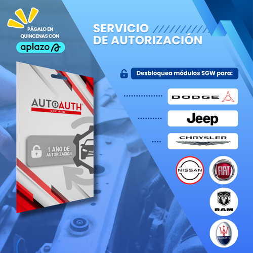Licencia Anual FCA: Desbloqueo de Security Gateway (SGW) - 1 Escáner