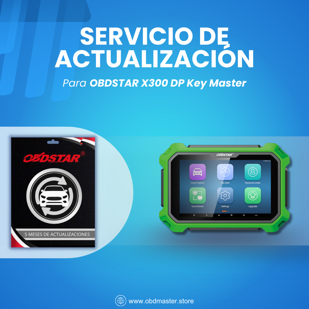 Actualización de 1 mes para OBDSTAR X300 DP Key Master
