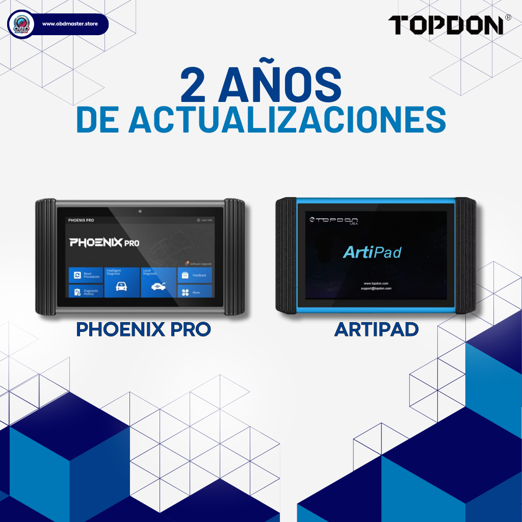 Renovación Topdon ArtiPAD / Phoenix Pro - 2 Años
