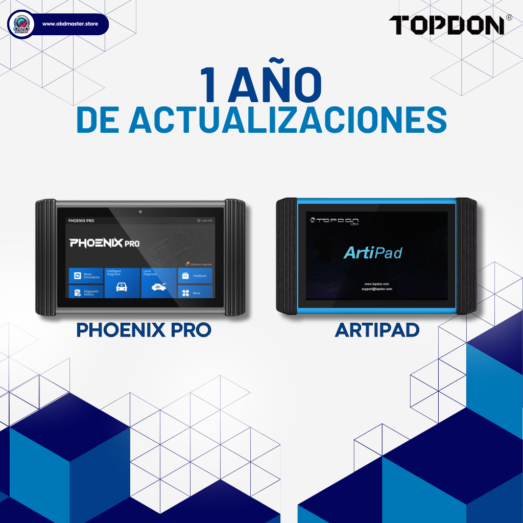 Renovación Topdon ArtiPAD / Phoenix Pro - 1 Año