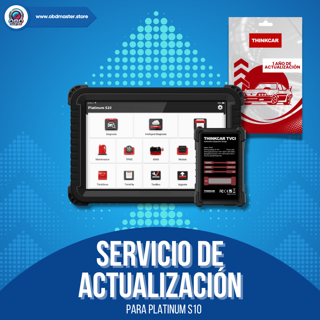 Renovación 1 Año para Thinkcar Platinum S10