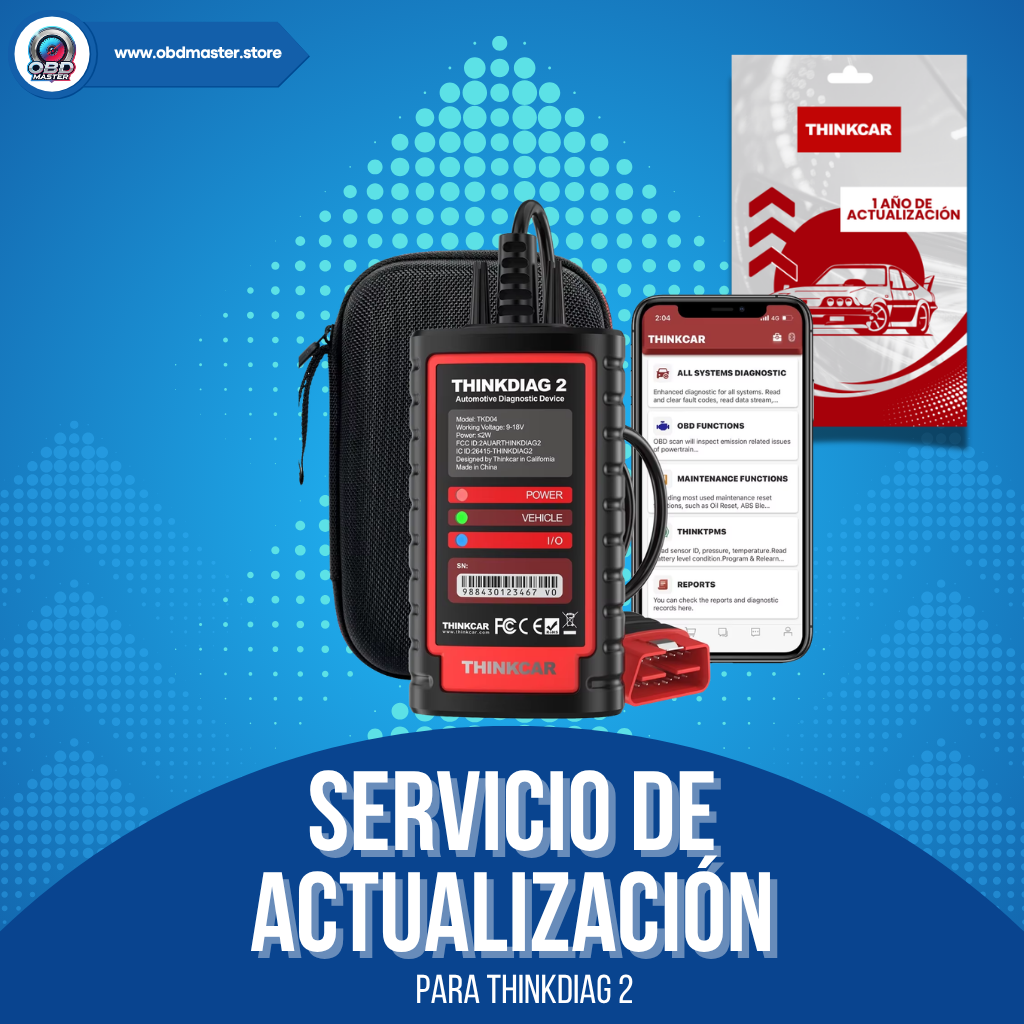 Renovación Anual de Software ThinkCar ThinkDiag 2 - 1 año (T-Code)