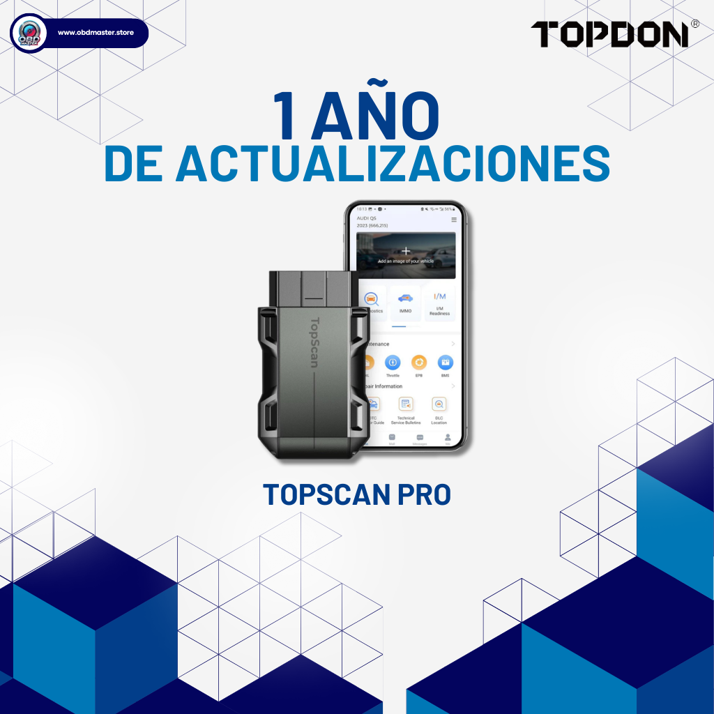 Actualización 1 Año Topdon TopScan Pro
