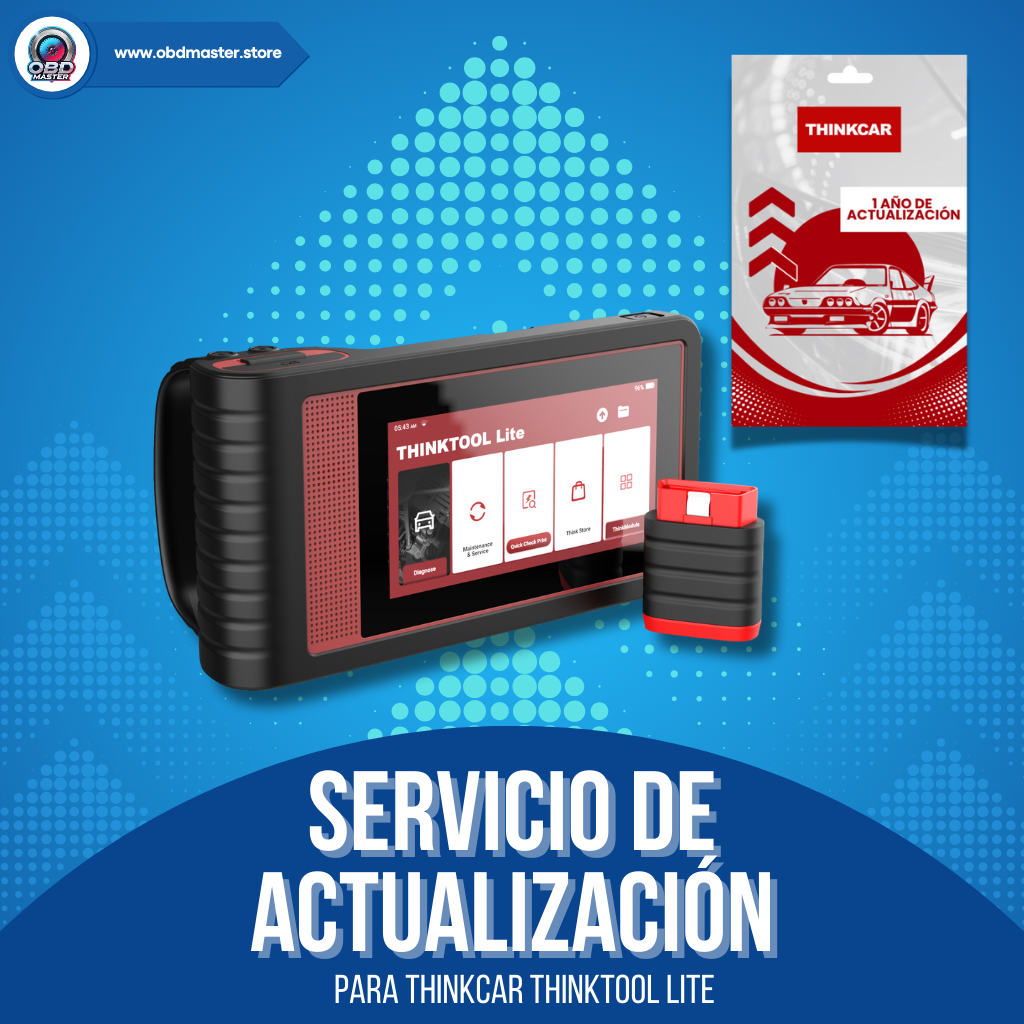 Renovación de Software Actualización 1 Año Thinkcar Thinktool Lite