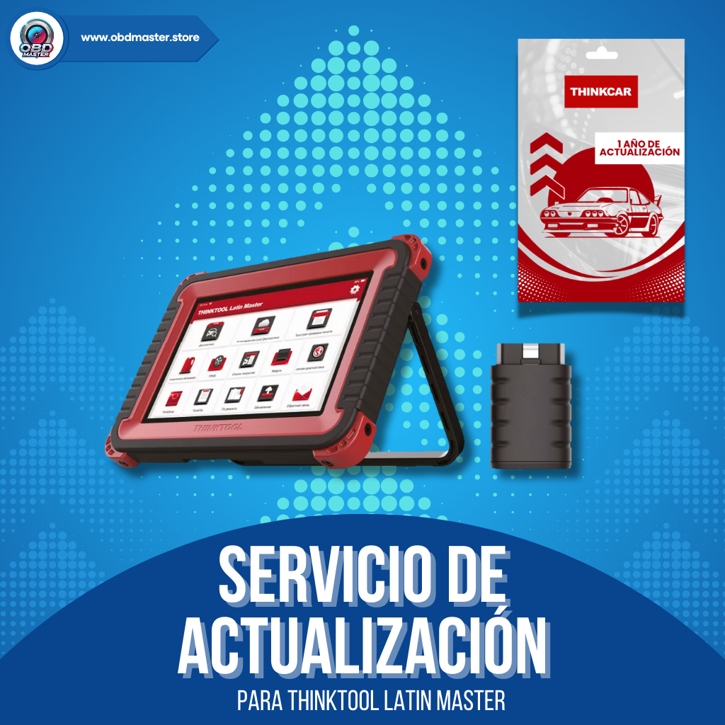 Renovación de Software Actualización 1 Año Thinkcar Latin Master