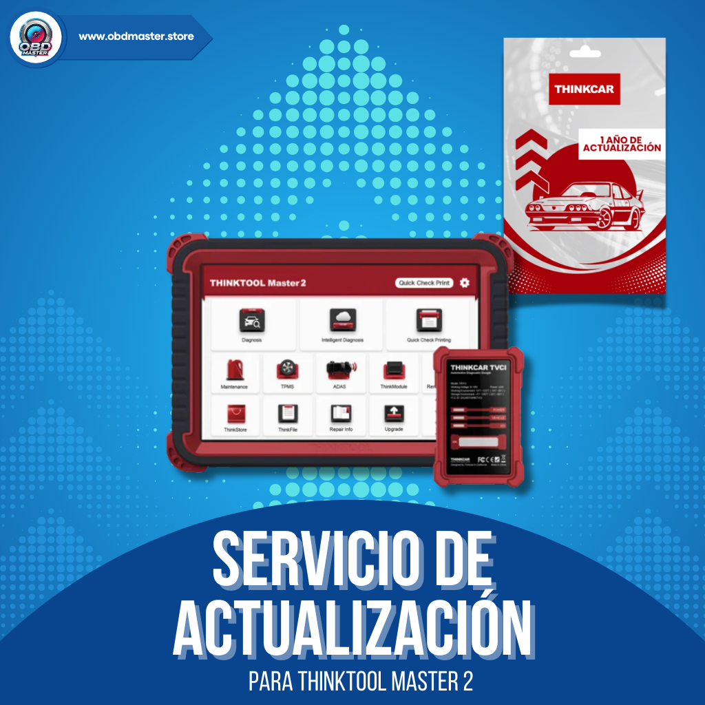 Renovación de Software Actualización 1 Año Thinkcar Master 2
