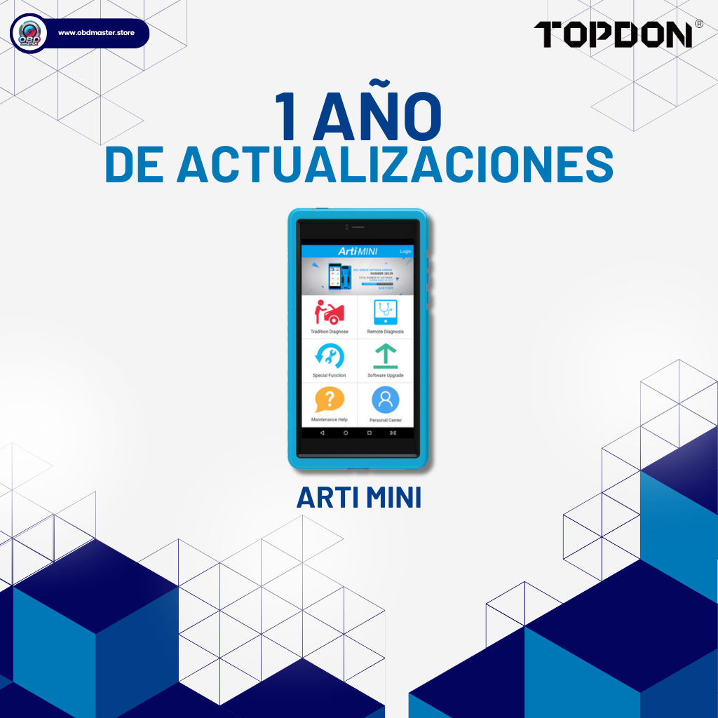 Actualización 1 Año Topdon ArtiMINI Licencia Digital