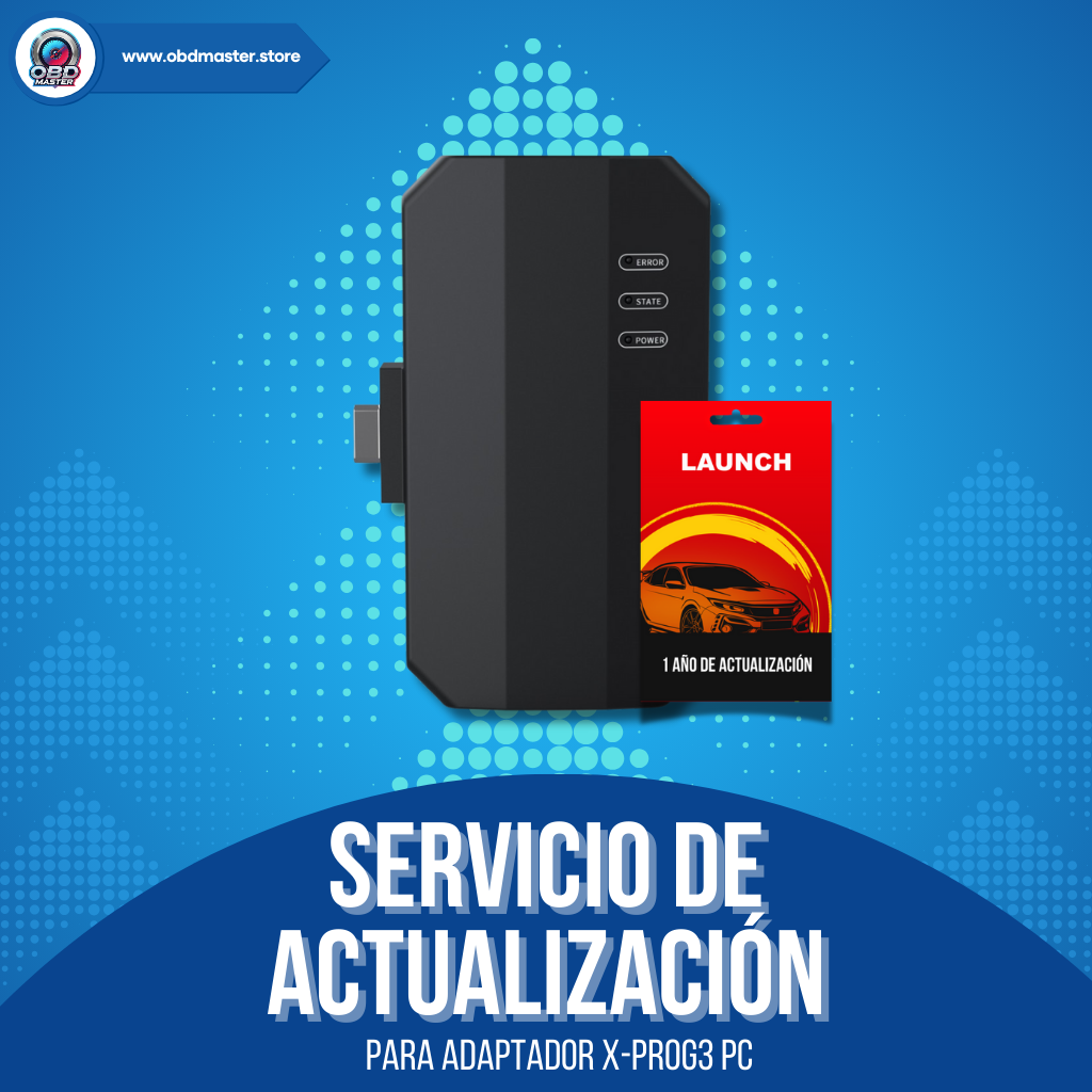 Renovación 1 Año - Adaptador X-PROG3 PC