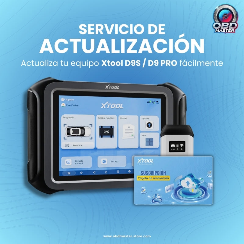 Suscripción de Actualización de 1 Año para XTOOL D9S/D9 PRO