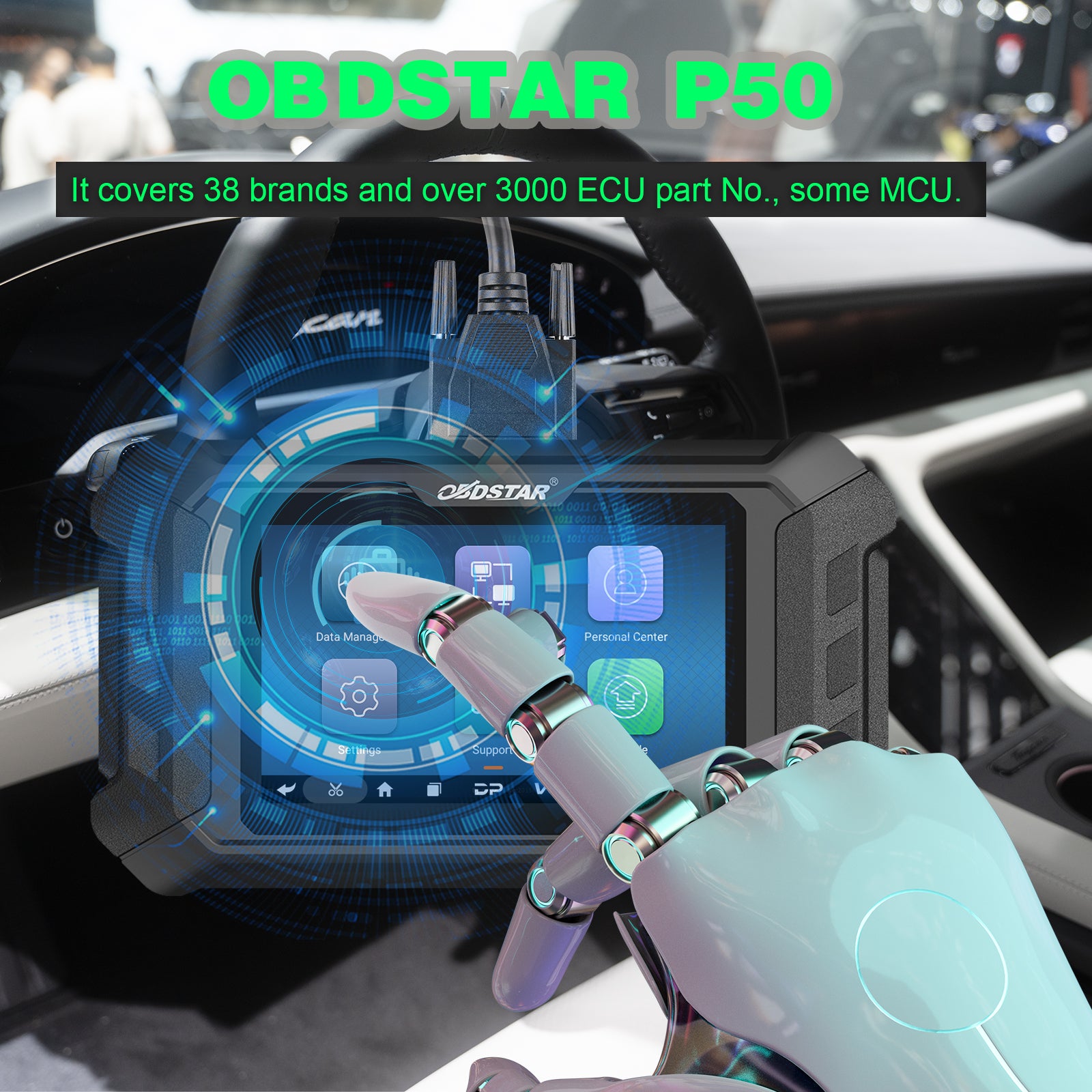 OBDSTAR P50 – Herramienta Profesional para Módulos de Airbag y Restauración de Colisiones