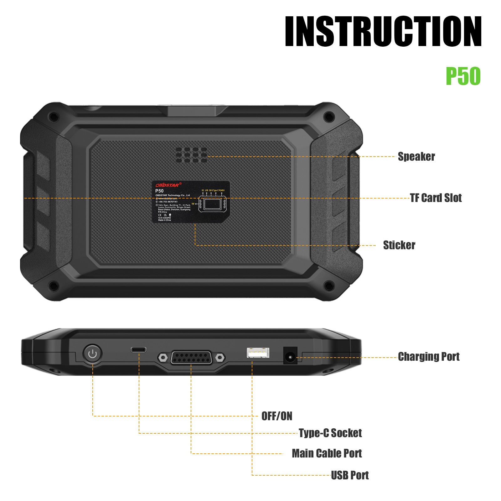 OBDSTAR P50 – Herramienta Profesional para Módulos de Airbag y Restauración de Colisiones