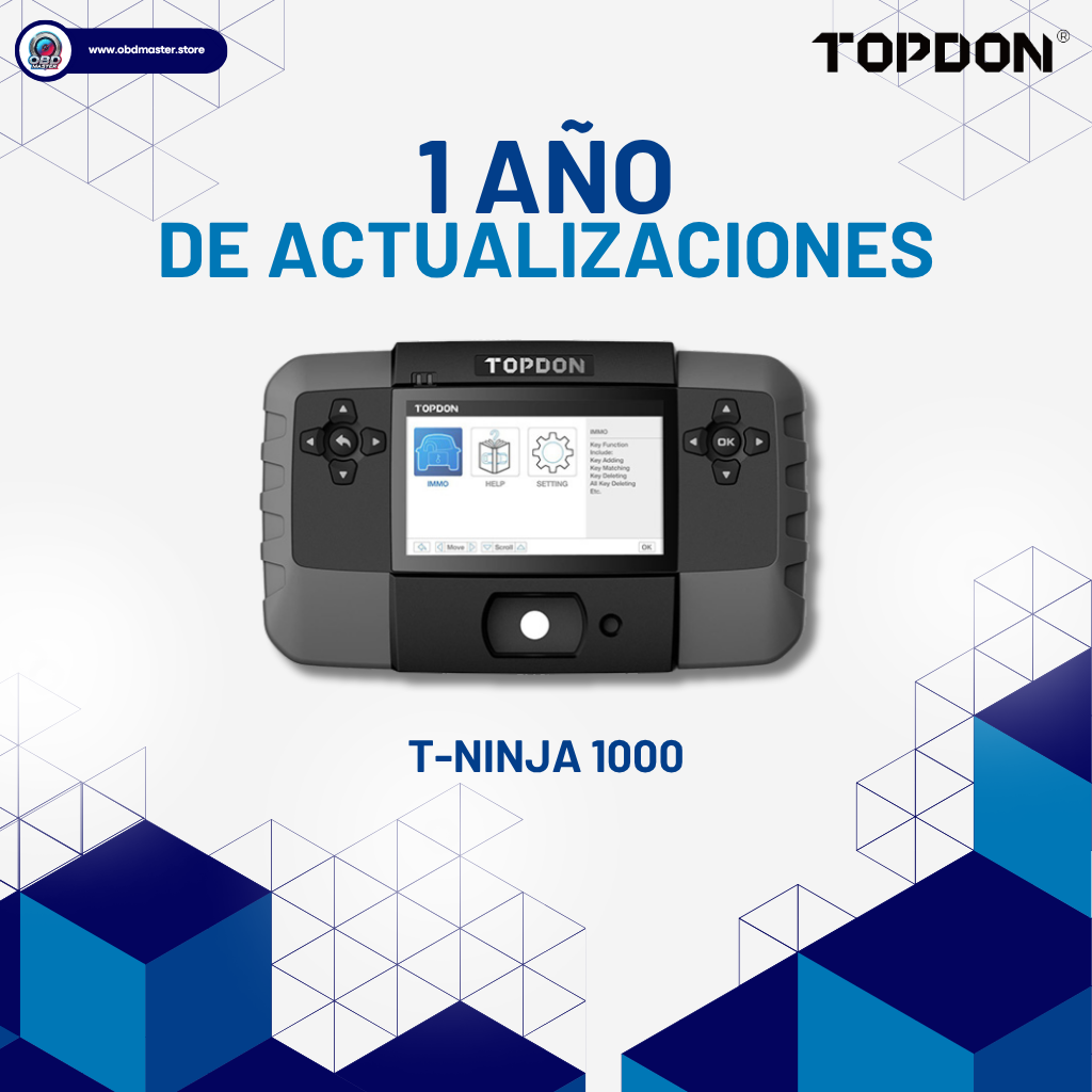 Renovación de Software Topdon T-Ninja 1000 - 1 Año